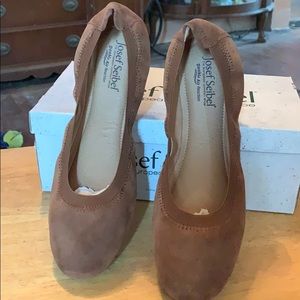 Brown suede Slip on shoes